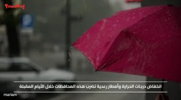 انخفاض درجات الحرارة وأمطار رعدية تضرب هذه المحافظات خلال الأيام المقبلة